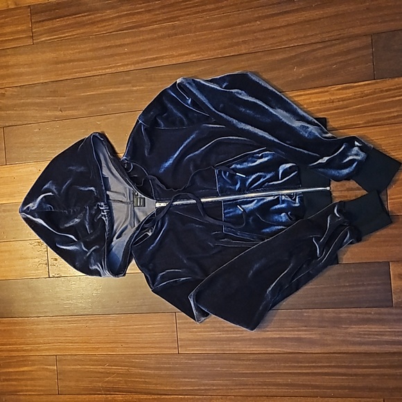 Shein Sky Velvet Hoodie - Picture 4 of 6